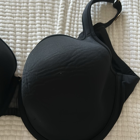 Women's size 44E full coverage black bra worn once - Picture 3 of 10